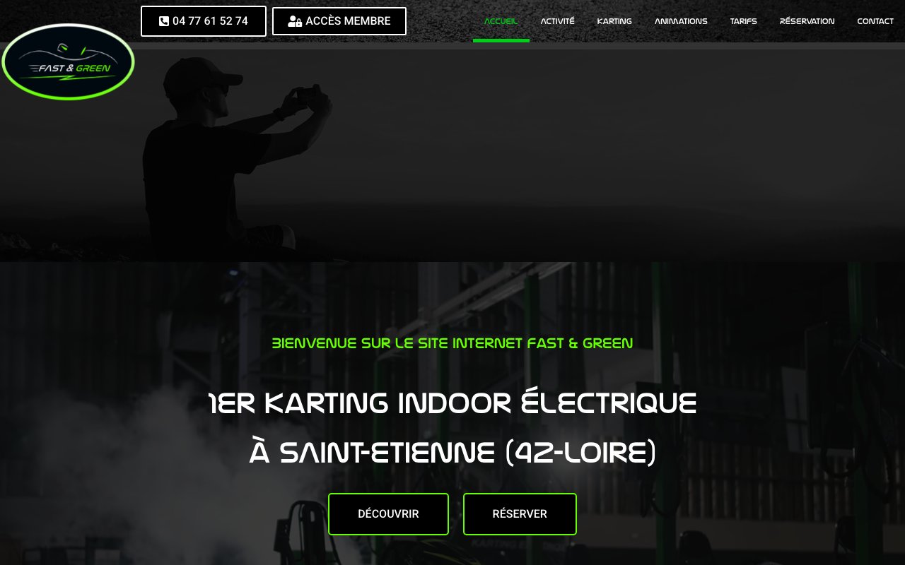 FAST AND GREEN KARTING DE SAINT-ETIENNE